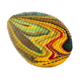Barškutis-kiaušinukas iš ratano spalvotas 10cm Terre