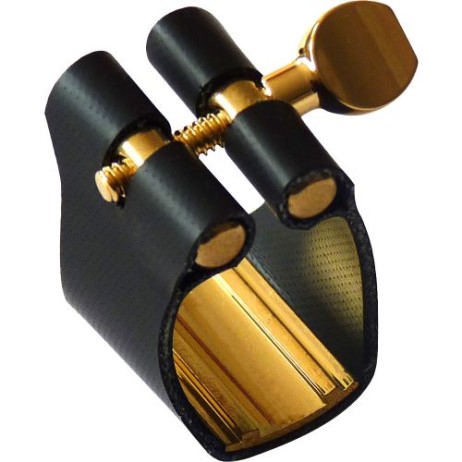 Ligature for tenor sax Semi-Rigid metal Brancher