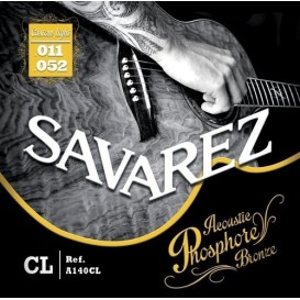 Strings for acoustic guitar A140CL phosphor bronze 11-52 Savarez