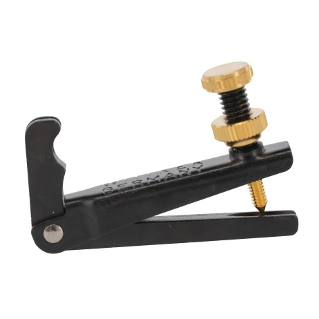Finetuner for viola black with gold-plated screw Wittner