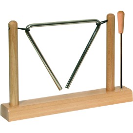 Triangle 15cm with a wooden stand Goldon
