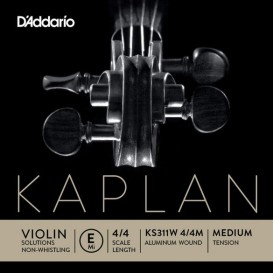 Styga smuikui E Non Whistling Kaplan D'Addario