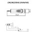 Adapteris 3,5mm stereo - 6,35mm stereo Roxtone