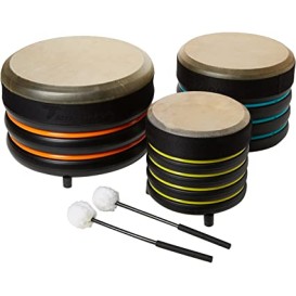 Drum kit 3 pcs (A1u+B1u+C1u) with sticks Trommus
