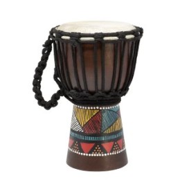 Djembe African Paint 25cm Terre