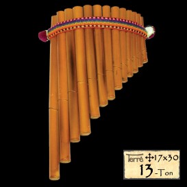 Pan flute Panpipe Peru 13 Terre