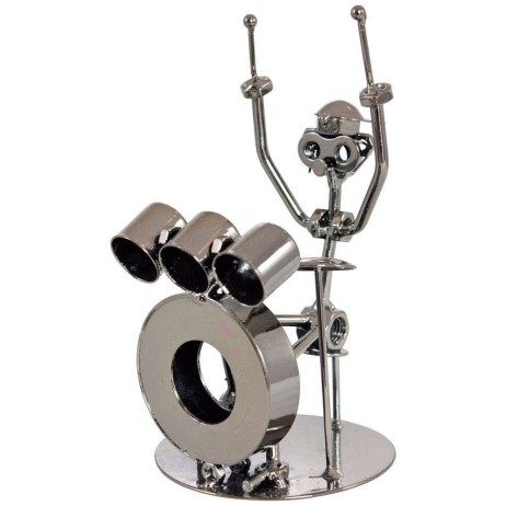 Metalinė figūra - būgnininkas Nuts & bolts