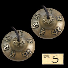 Meditation bells OM S 5.5cm (solid) Terre