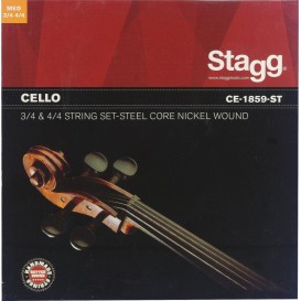 Stygos violončelei 3/4 4/4 Stagg