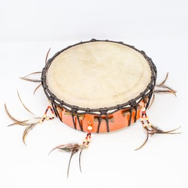 Frame, rhythmic, tuneable drum 22 cm decorated Terre