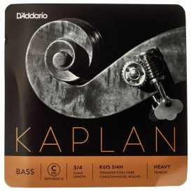 Styga kontrabosui C-extention 3/4 orchestra medium Kaplan D'Addario