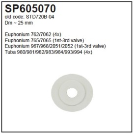 Gaskets for valves for euphonium/tuba SP605070 Buffet Crampon