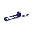 Plastikinis trombonas mėlynas pBone