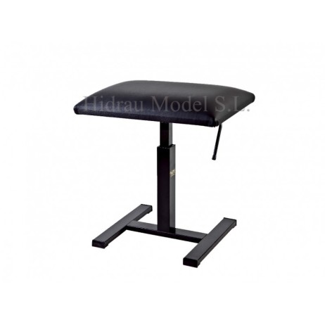 Hydraulic piano stool BM41HP on one leg, velor top Hidrau Model