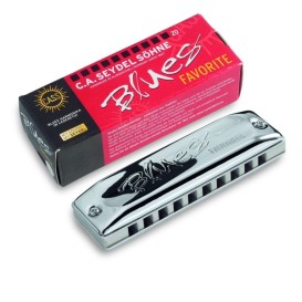 Harmonica 1847 Blues Favorite C in a wooden box Seydel Sohne