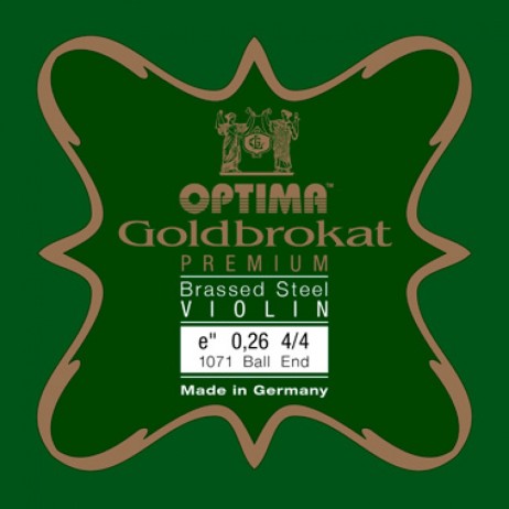 Styga smuikui E Goldbrokat brassed steel Optima