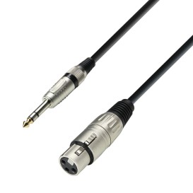 Balance cable *** XLR Female to 6.3mm stereo 10m Adam Hall