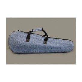 Violin case 4/4 gray with zip Sebim