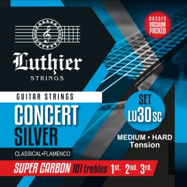 Strings for classical guitar Concert Silver Super Carbon Luthier