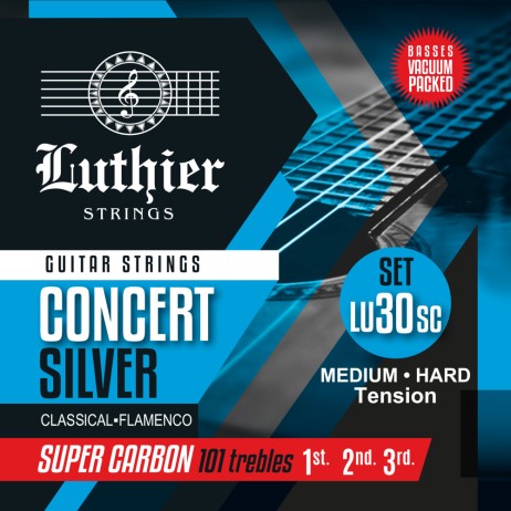 Strings for classical guitar Concert Silver Super Carbon Luthier