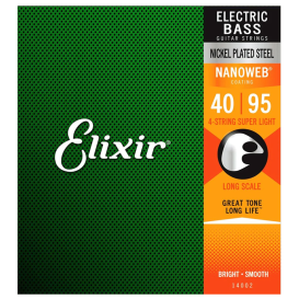 Stygos bosinei gitarai Nanoweb 40-95 Elixir