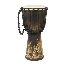 Djembe Carved-Flame 50cm Terre
