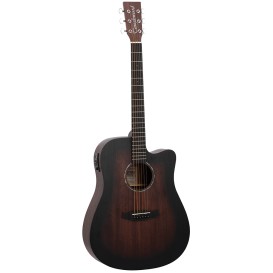 Gitara akustinė TWCR DCE ruda/dūmintos medienos Tanglewood