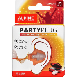 Earplugs PartyPlug Transparent Alpine