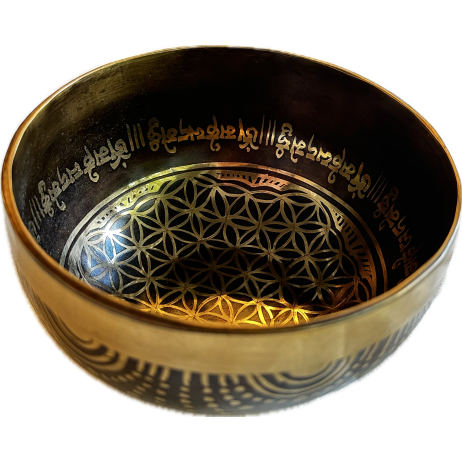 Dainuojantis dubenėlis Flower of Life Sylagro