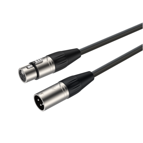 Mikrofoninis kabelis XLR female/XLR male Samurai 3m Roxtone
