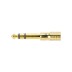 Adapteris 3.5 stereo - 6.3 stereo Gold Adam Hall
