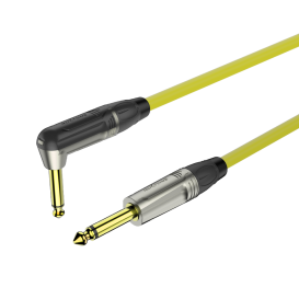 Kabelis instrumentinis lenktas 6.3Jack mono/6.3Jack mono 5m TYL Roxtone