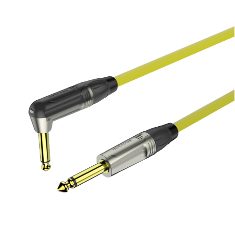 Kabelis instrumentinis lenktas 6.3Jack mono/6.3Jack mono 5m TYL Roxtone