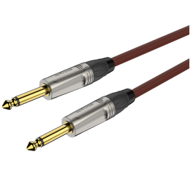 Kabelis instrumentinis 6.3Jack mono/6.3Jack mono 5m TBN Roxtone