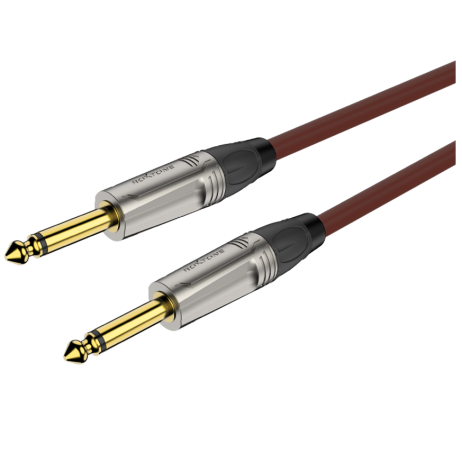 Kabelis instrumentinis 6.3Jack mono/6.3Jack mono 5m TBN Roxtone
