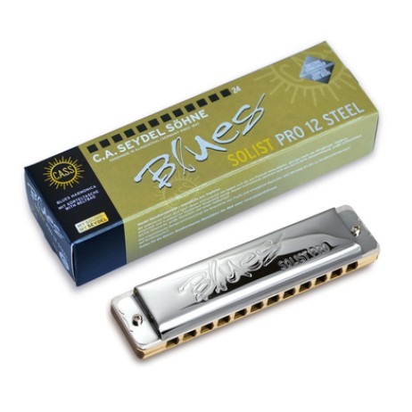 Lūpinė armonikėlė Solist Pro 12 C, Steel Solo Seydel Sohne