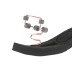 Antpetėlis smuikui 3/4 - 4/4 40-100mm Efel