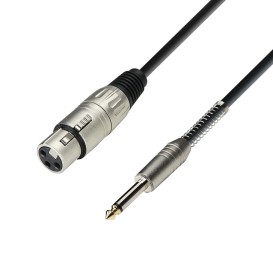 Microphone cable XLR to 6.3mm mono 6m 3star Adam Hall