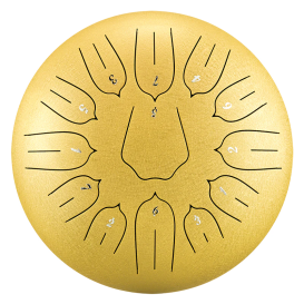 Tongue Drum Vertical Stripe Lotus 12