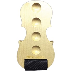 Endpin holder with floor protector, violin shape Petz