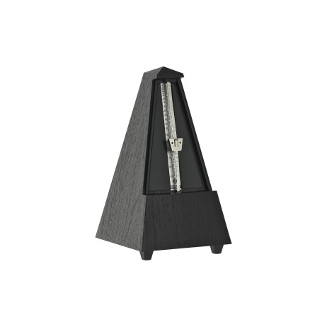 Metronomas mechaninis Pyramid juodas su skambučiu Wittner