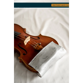 Chinrest silk cover Leatherwood