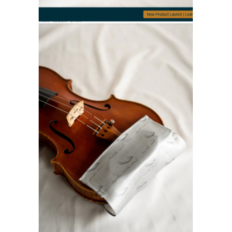 Uždangalas pabarzdėliui šilkinis šv.pilkas Leatherwood Bespoke Rosin