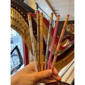 Pieštukas su arfos simboliai, trintukas Salvi harps