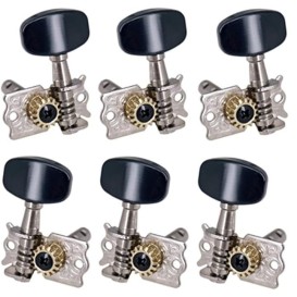Tuning Pegs for acoustic guitar FTSK-3R3L black Kera Audio