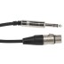 Balance cable XLR Female to 6.3mm stereo 3m Gewa