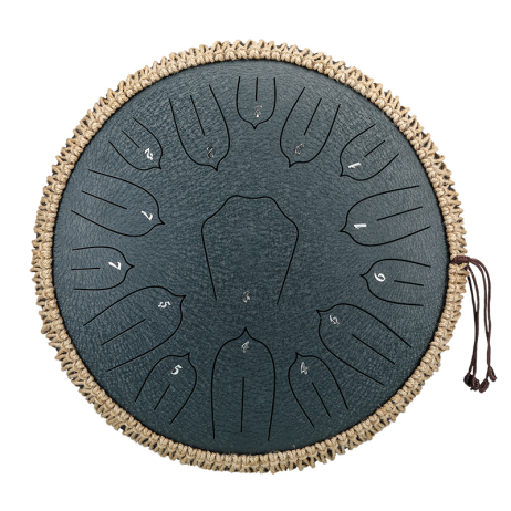 Tongue Drum Vertical Stripe Lotus 14