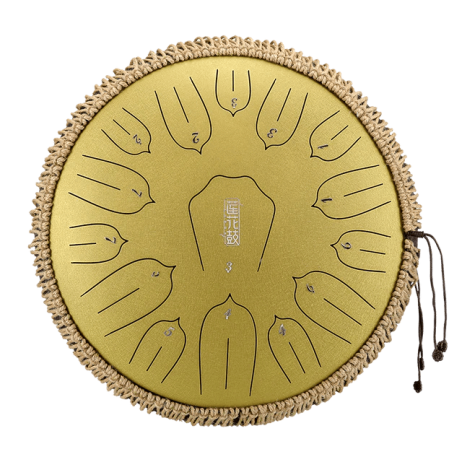 Tongue Drum Vertical Stripe Lotus 14