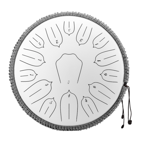Tongue Drum Vertical Stripe Lotus 14