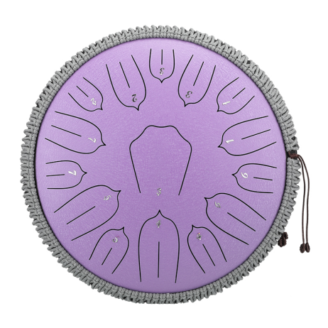 Tongue Drum Vertical Stripe Lotus 14